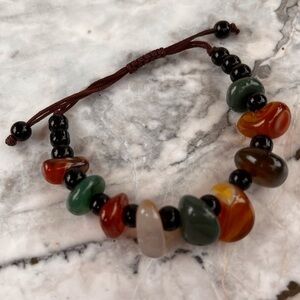 Multicolor Agate Bracelet